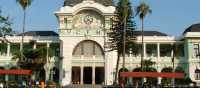 Maputo's colourful train station