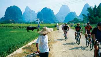 Cycling through rural villages Yangshuo, China | Scott Pinnegar