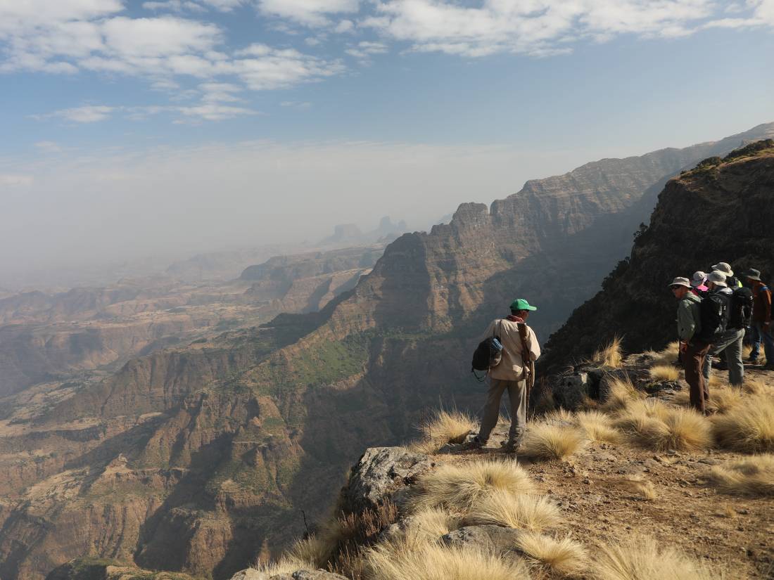 Edge of the world views in Ethiopia's Simien mountain range |  <i>Jon Millen</i>