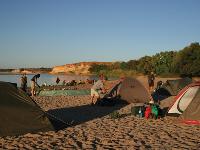 Camping beside Manambolo River, Madagascar -  Photo: Janet Oldham