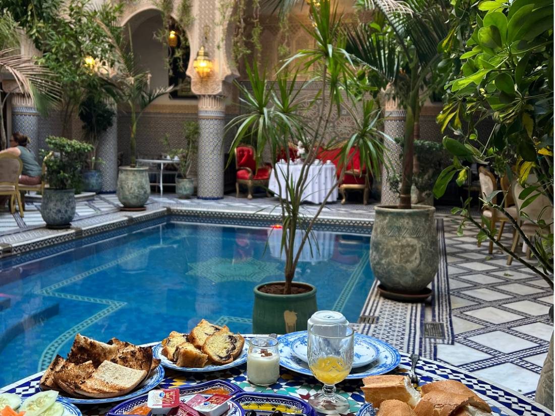 Breakfast, Morocco style |  <i>Jac Lofts</i>