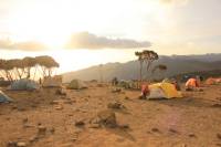 Camp set up on Kilimanjaro |  <i>Charles Duncombe</i>