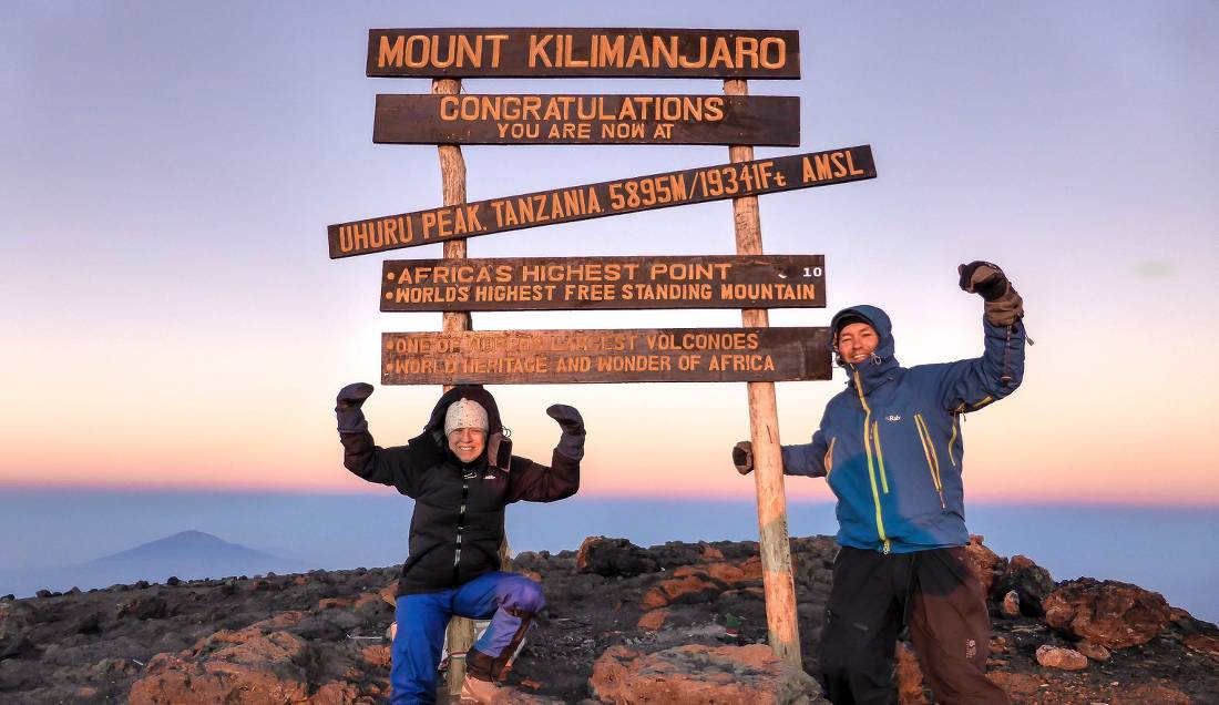 Atop Mount Kilimanjaro |  <i>Claudine Emond</i>