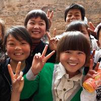 Local kids in Western China |  <i>Peter Walton</i>