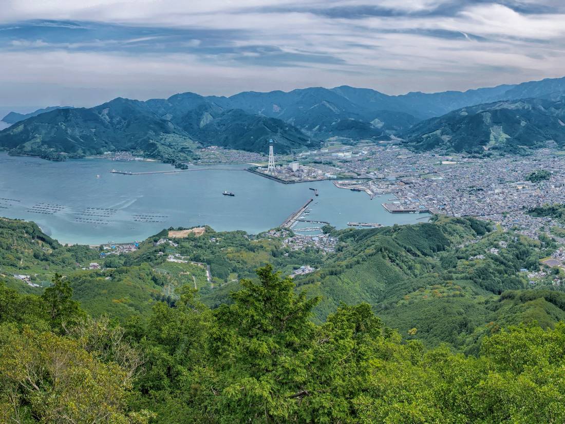 Panoramic views on the Kumano Kodo Pilgrimage Hike