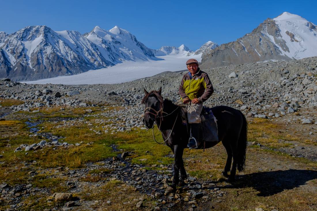 Local Mongolian herdsmen of the Altai Mountains |  <i>Allan Kirk</i>