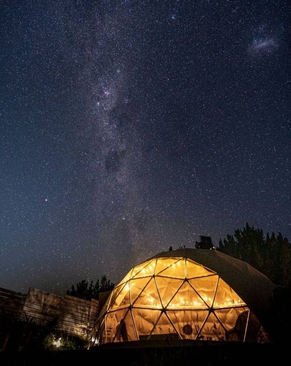 Night sky views direct from your tent