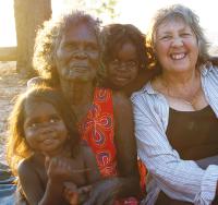 Local family on the World Expeditions community project trip in Arnhem Land, NT -  Photo: Gesine Cheung