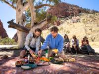 Our guides will prepare superb picnic lunches on the trail |  <i>Shaana McNaught</i>