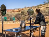 The amenities at our eco-comfort camps will make your Larapinta walk even more enjoyable |  <i>Shaana McNaught</i>