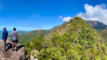 Hikers on Nina Peak - Thorsborne Trail - Munamudanamy (Hinchinbrook Island)