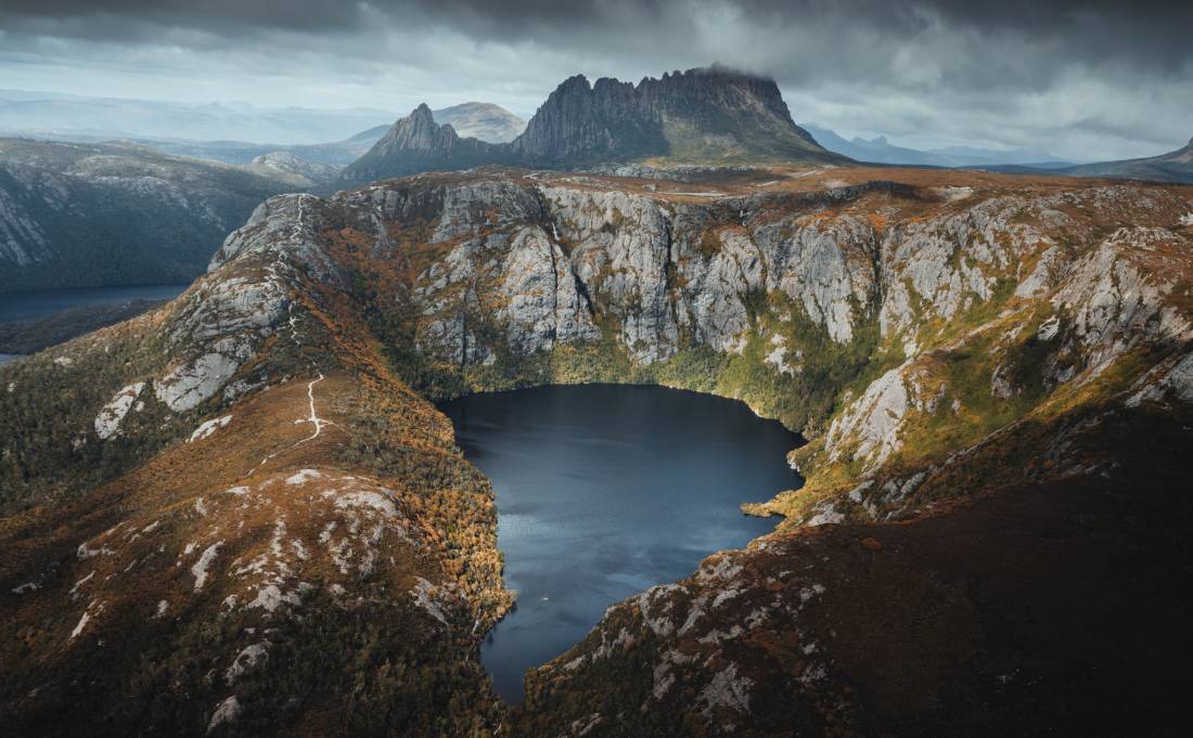 Watch the landscape change colours when you trek the Overland Track in autumn | <i>Jason Charles Hill</i>
