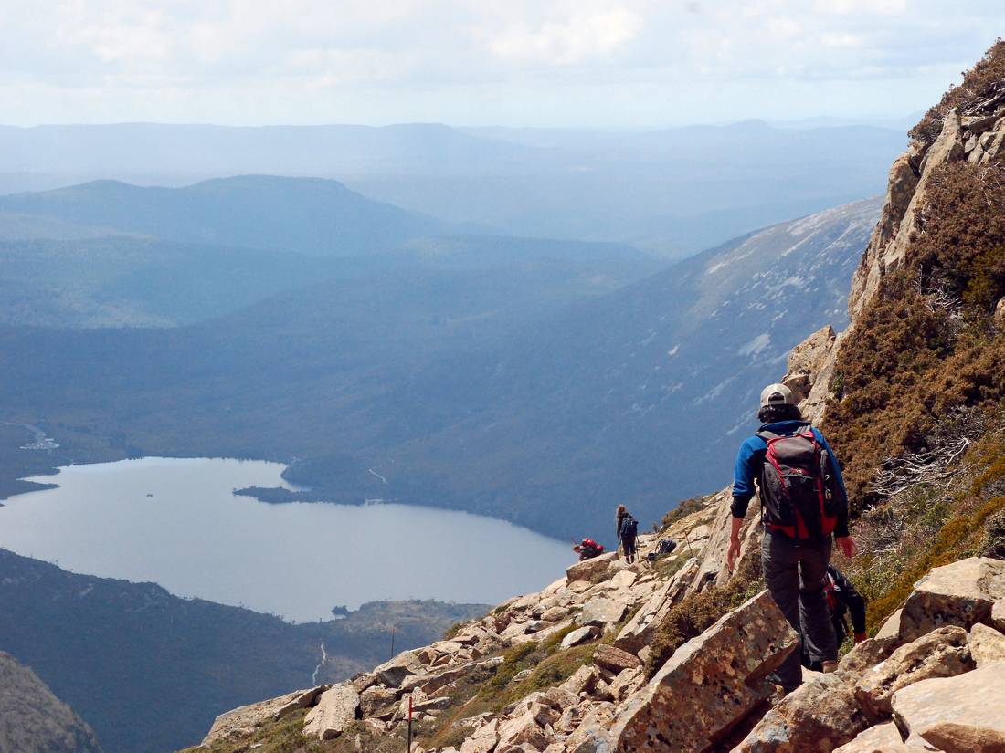 Descending Cradle Mountain, Tasmania |  <i>Chris Buykx</i>