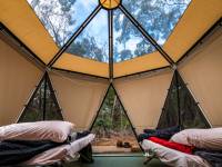 Sleep greener - and more comfortably - in our spacious Eco-Comfort Camp tents |  <i>Lachlan Gardiner</i>