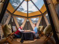 Relax after a day of great walks in our Eco-Comfort Camp communal area |  <i>Lachlan Gardiner</i>