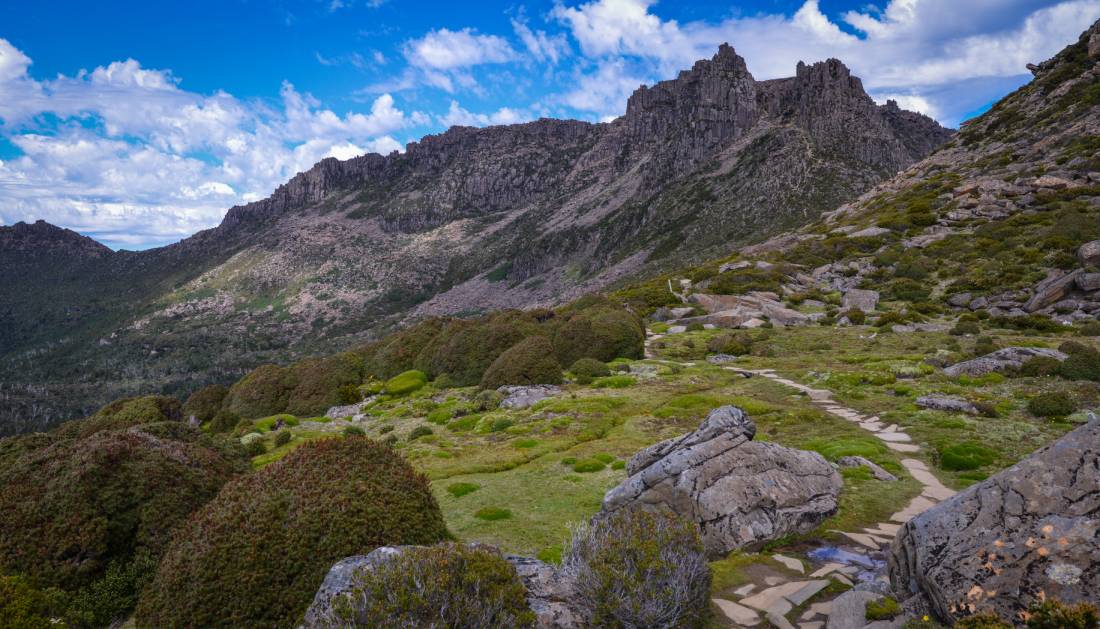 Walk past spectacular landscapes on Tasmania's Overland Track |  <i>Mark Whitelock</i>