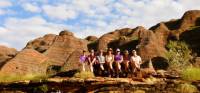 A happy group posing in front of the Bungle Bungles |  <i>Holly Van De Beek</i>