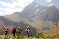 Trekking amongst the high peaks of the Pamirs Fann Mountains |  <i>Chris Buykx</i>