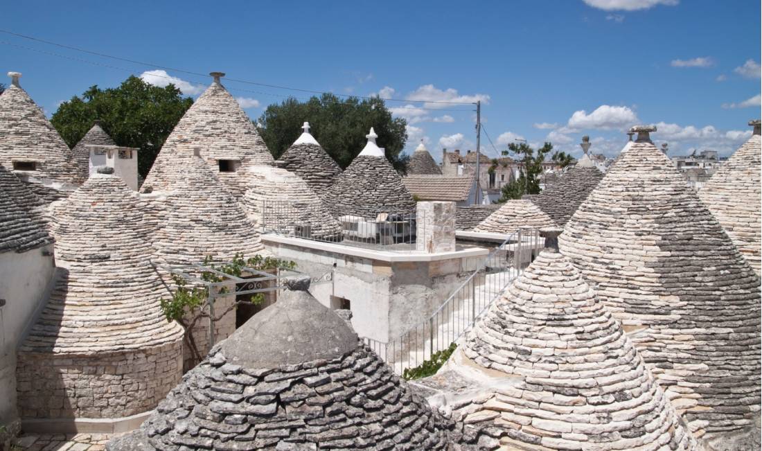 The beehive shaped ‘Trulli' - ancient houses of Puglia