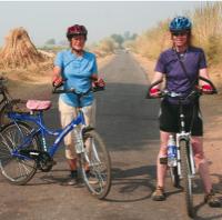 Cycling on our North India Adventure -  Photo: Nicola Croom