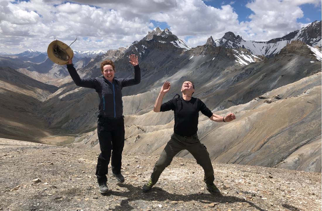 Happy to be on top of the Zalung La pass in Ladakh |  <i>Brad Atwal</i>