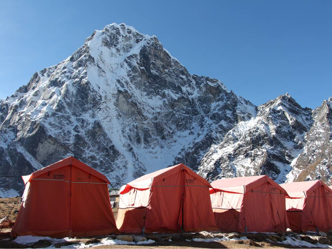 World Expeditions private eco campsite at Dzonga |  <i>Ayla Rowe</i>