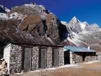 The site of our permanent camp at Machermo in Nepal |  <i>Heike Krumm</i>