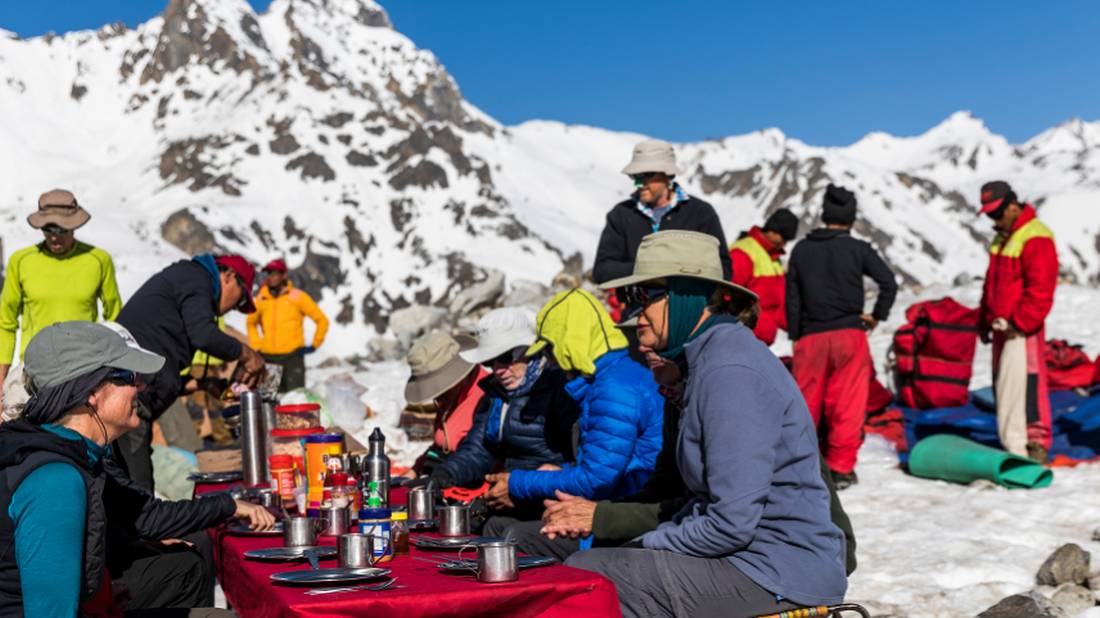 Breakfast at altitude in Nepal |  <i>Lachlan Gardiner</i>