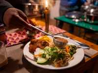 Eat well at our Eco-Comfort Camps in Nepal |  Lachlan Gardiner