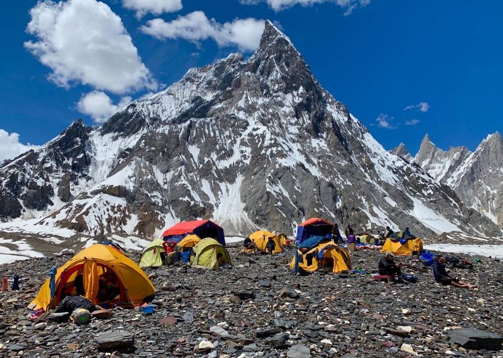 Campsite in the Karakoram mountain ranges |  <i>Soren Kruse Ledet</i>