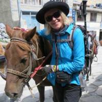 Our escort for the Upper Mustang Pony Trek, Margie Thomas, has traveled to this stunning region many times |  <i>Margie Thomas</i>