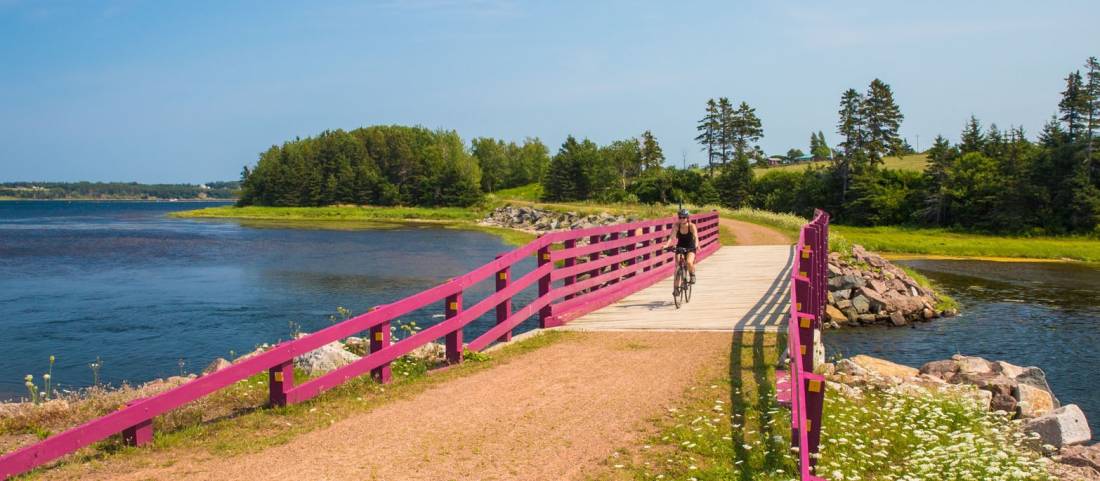 The Confederation Trail in PEI is part of the Trans Canada Trail |  <i>Tourism PEI / Carrie Gregory</i>