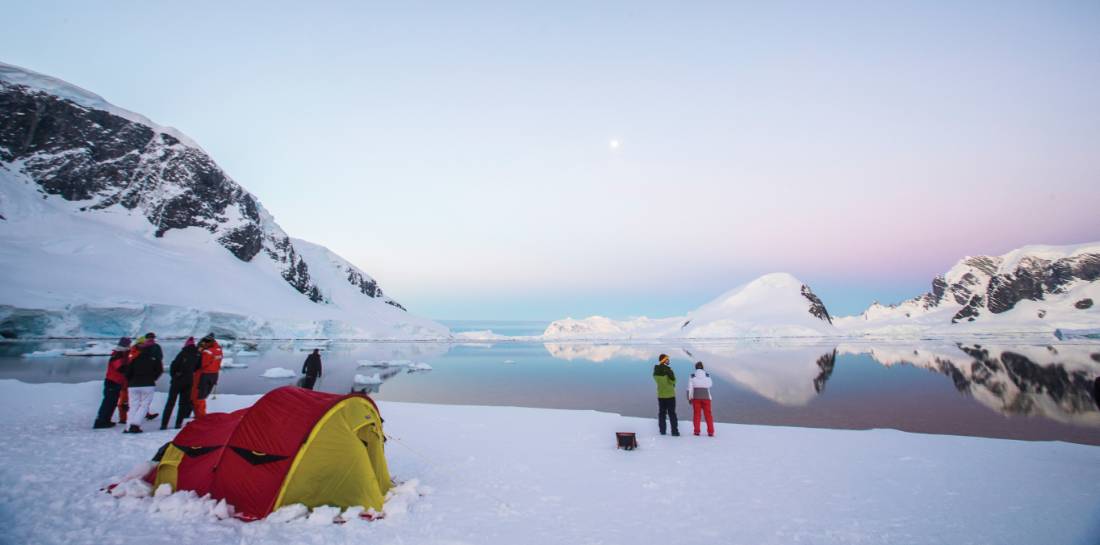 Camping on the ice in Antarctica |  <i>Justin Walker</i>