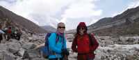 Just a couple of trekkers smiling for the camera | Sally Imber