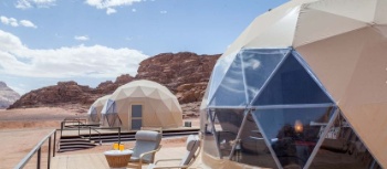 Martian Dome Tent in Jordan