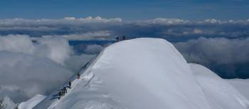 Climbers on Mont Blanc | H. Qualizza
