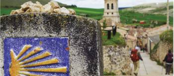 Walkers on one of Europe's scenic pilgrimage routes | Edwina Parsons