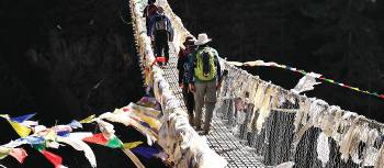 Local made bridge trekking in Nepal | Heike Krumm