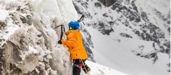Hone your ice climbing skills under the guidance of our experts