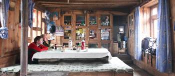 Inside a teahouse in Yak Kharka, Nepal | Greg Willis